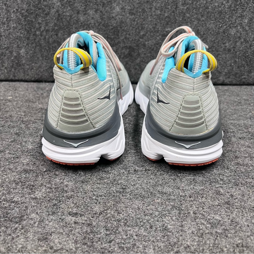 Hoka Women's Gray and Orange Running Shoes - Picture 5 of 12